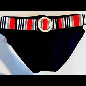 Captiva XL swim suit bikini with colorful belt. NWOT. Never worn.
